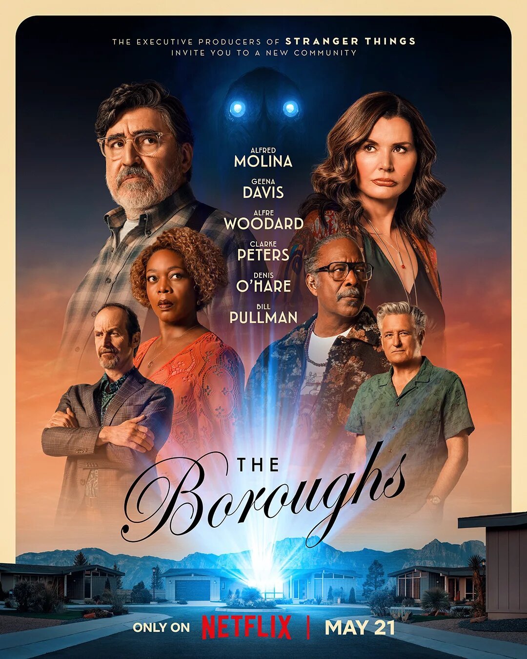 The Boroughs on Netflix: The Duffer Brothers' New Series Sends Alfred Molina and Geena Davis to Fight Monsters in Retirement 2026 – 26 The Boroughs on Netflix: The Duffer Brothers' New Series Sends Alfred Molina and Geena Davis to Fight Monsters in Retirement